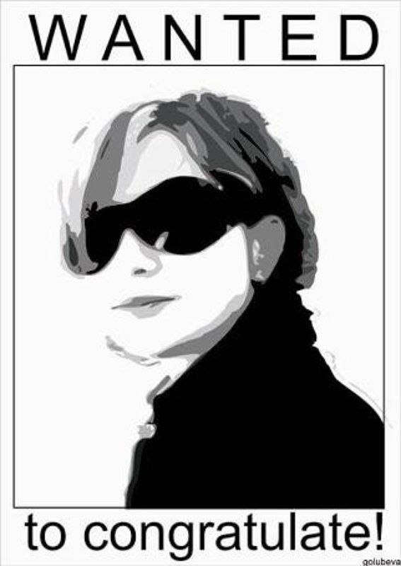 Дизайн, Девушка, B&W Поздравьphoto preview