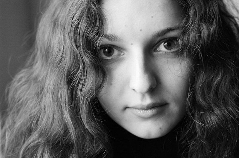 девушка, ч/б photo preview