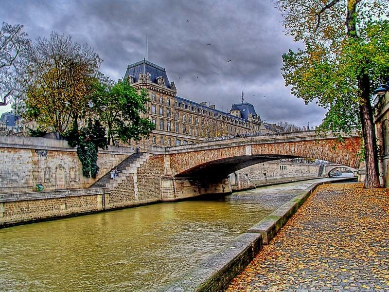 Париж, осень, небережная Сены...photo preview