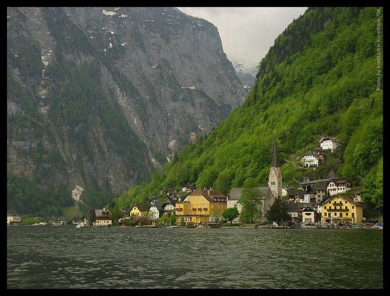 Австрия, Хальштатт, Гальштат, Austria, Hallstatt, Salzkammergut, Hallstattersee, озеро, горы, Зальцкаммергут, Salzberg, сказка, Кельты, Дахштайн Cамый старый город Европы (Хальштатт)photo preview