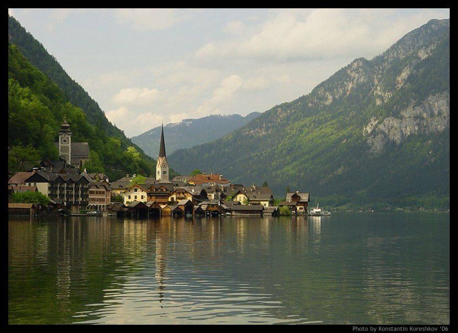 Австрия, Хальштатт, Гальштат, Austria, Hallstatt, Salzkammergut, Hallstattersee, озеро, горы, Зальцкаммергут, Salzberg, сказка, Кельты, Дахштайн, Константин Корешков