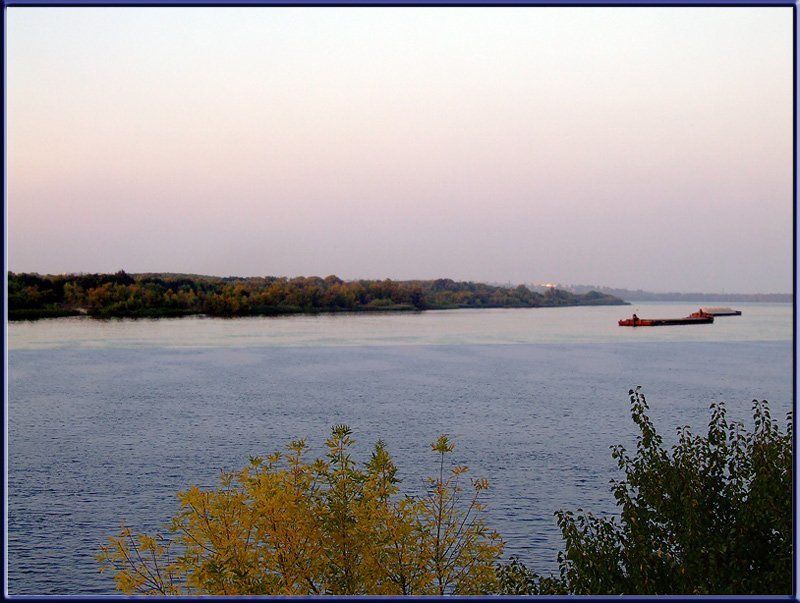 Закат на Днепре Просторыphoto preview