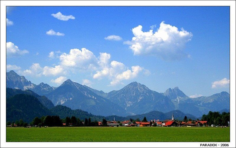 горы,облака,Германия,Романтическая дорога,PARADOX Когда над горами плывут облакаphoto preview