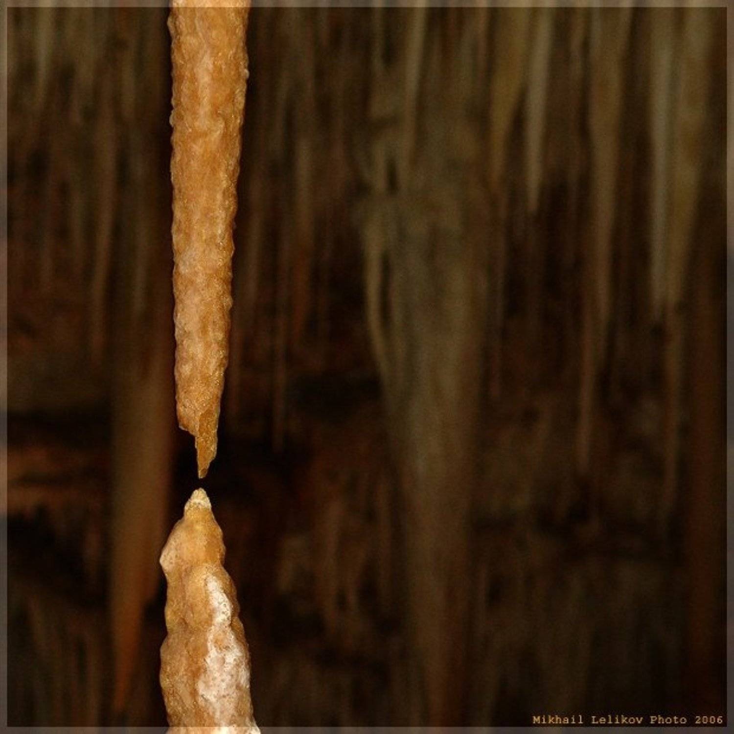 Про несчастную любовь сталактита к сталагмиту. Автор: lelikov сталактит, сталагмит, lelikov