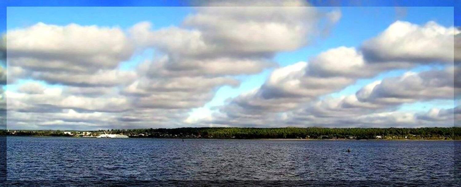 Облака, Волга, река, senjor