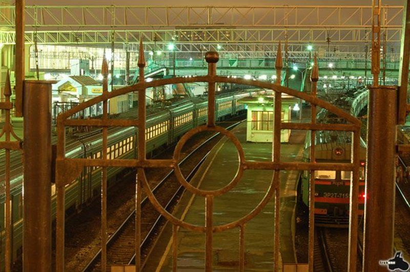 зима, ночь, москва, поезд 08.01.07photo preview