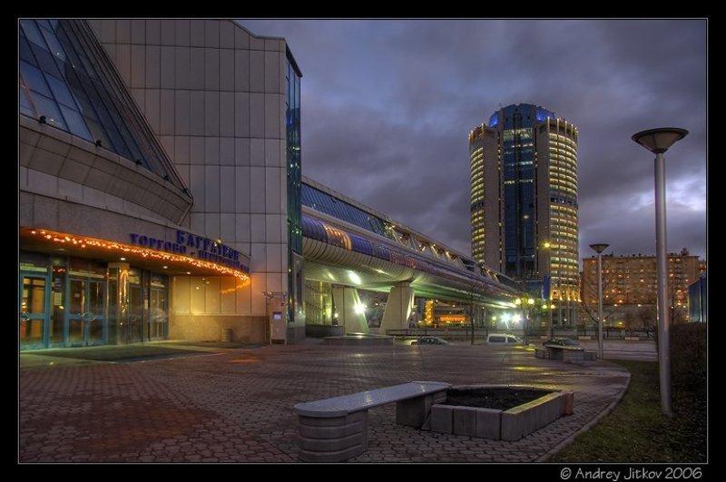 москва, вечер, сумерки, деловой центр, город, багратион, photohunter Деловые сумеркиphoto preview