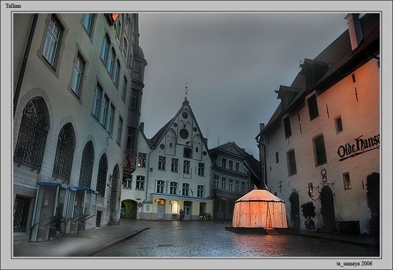 таллин Пасмурное сырое предновогоднее утро #1photo preview