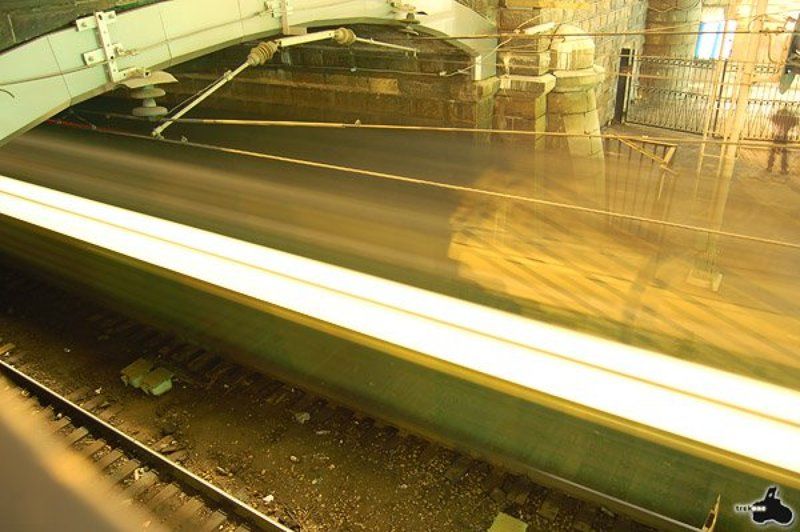 зима, ночь, москва, поезд photo preview