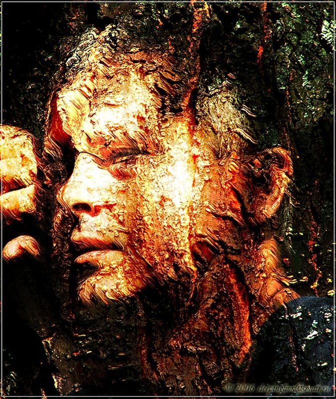 Портрет, Коллаж, Наложение, Монтаж Текстура времениphoto preview