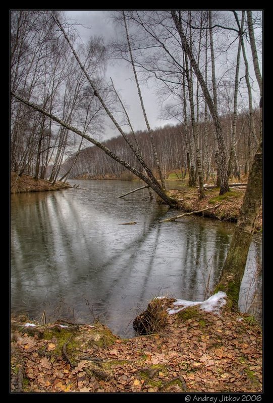москва, осень, ноябрь, лед, пейзаж, photohunter Пейзаж поздней осени #1photo preview