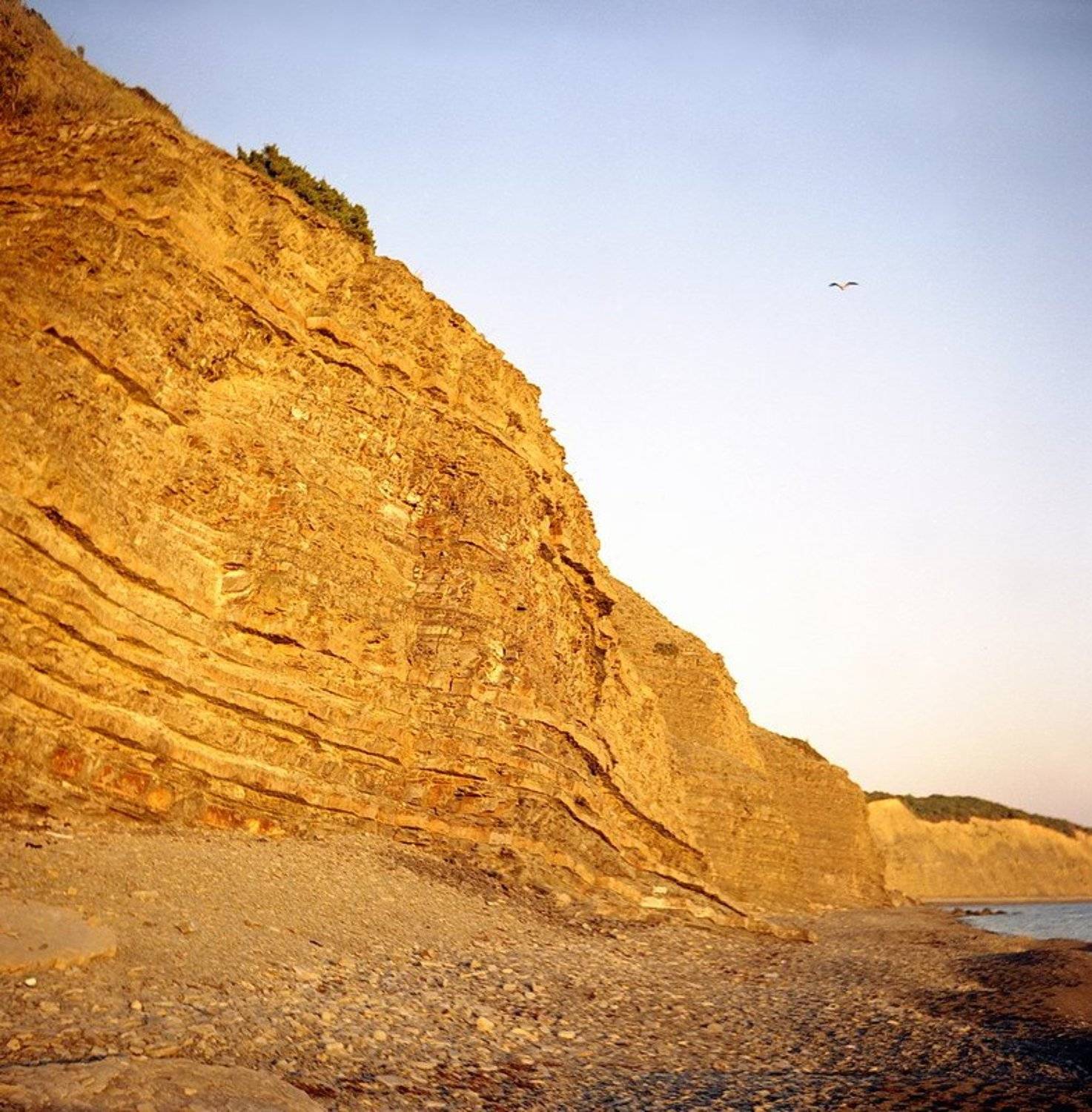 Утриш, закат, море, скалы, золото, Gorshkov Igor_Feanorus