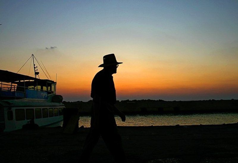 IgalSc, маяк, настроение, закат Walking on a sunsetphoto preview