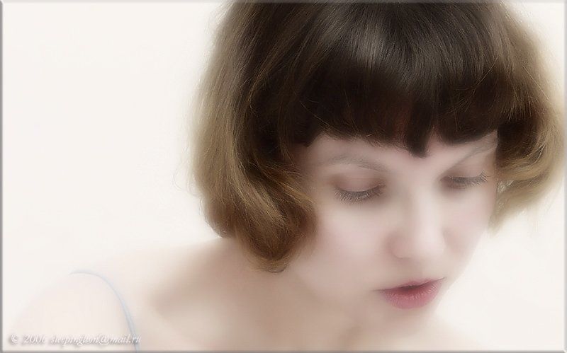 Портрет, Девушка, Гламур Remembering something...photo preview