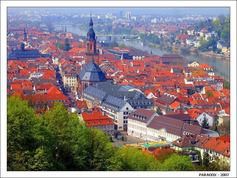 Гейдельберг,Германия,романтика,шпили,мост,PARADOX О крышах, шпилях да мостахphoto preview