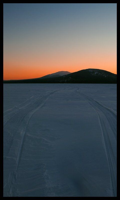 Хребет Лукаш, оз.Зюраткуль. Закат.photo preview