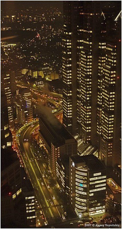 город Токио Япония ночь Ночной Токио.photo preview