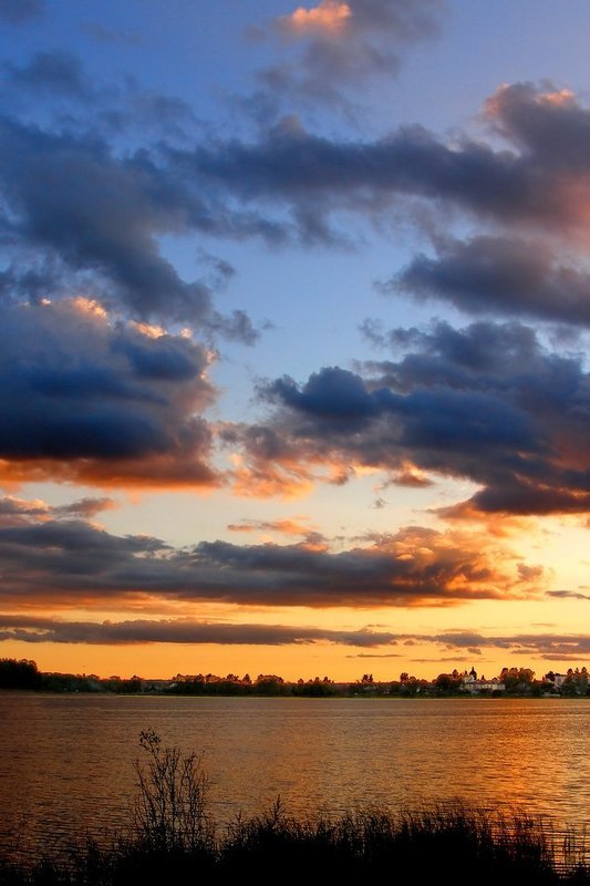 Закат, Бологое, озеро, Владимир Летний вечерphoto preview