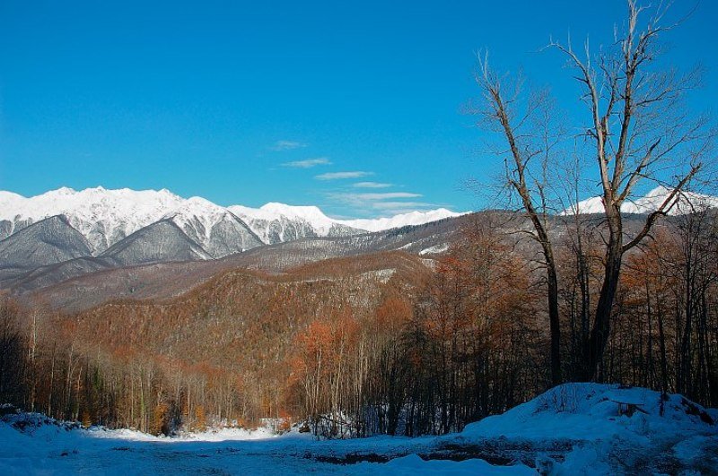 горы, красная поляна, хребет ачишхо Вид на Ачишхоphoto preview