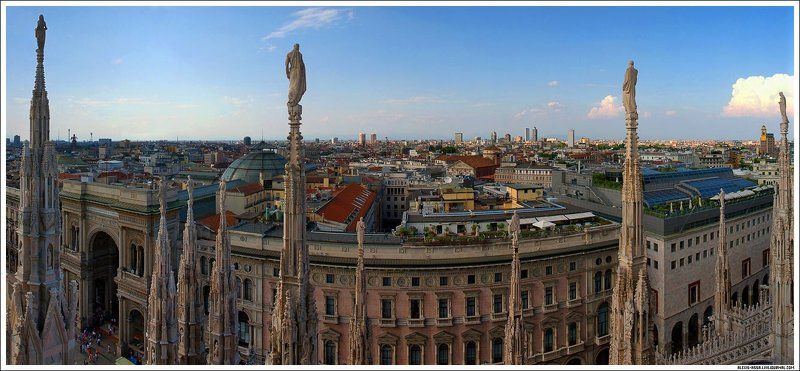 милан, италия, панорама Милан (панорама)photo preview