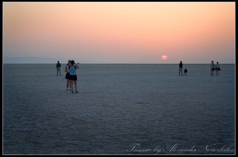 tunisia, sunrise, zerkalka .Sunrisephoto preview