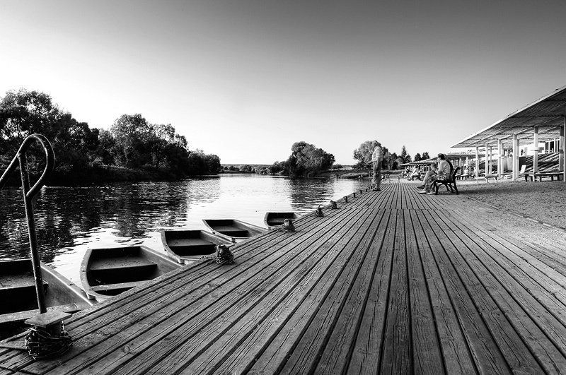 закат,причал,рыбалка ***photo preview