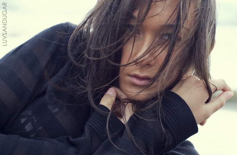 девушка, портрет, глаза, цифра ***photo preview