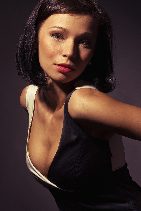 девушка, портрет, цвет, глаза, цифра ***photo preview