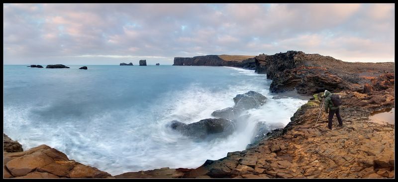 исландия, берег, зима Побережье Исландииphoto preview