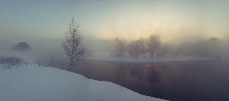 Зимний вечер на Клязьмеphoto preview