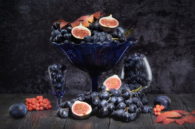 Натюрморт в синих тонахphoto preview