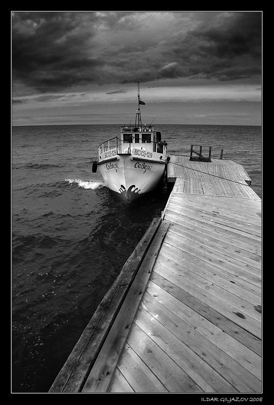 байкал, причал, корабль Cевер 2photo preview