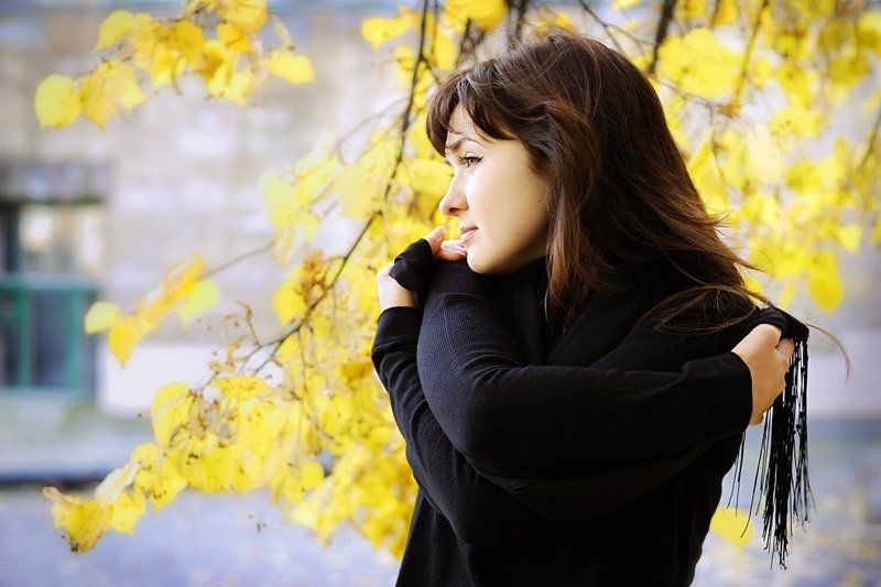 девушка,осень осеньюphoto preview