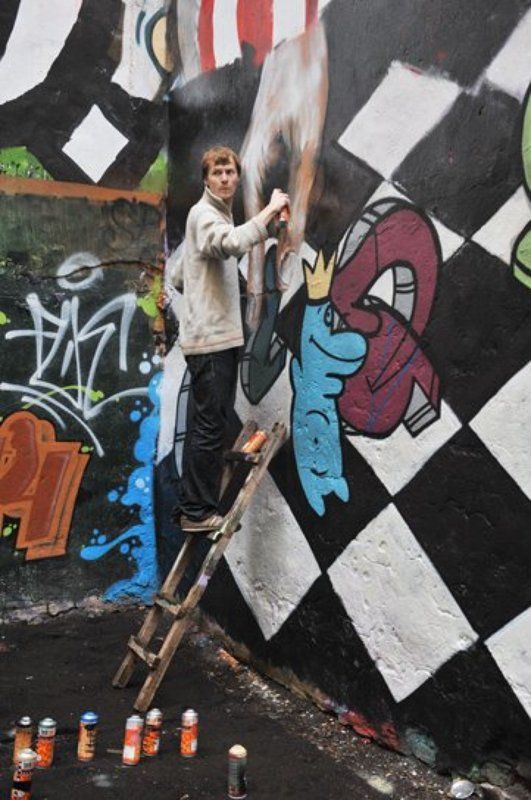 граффити, двор, питер Граффити от Василияphoto preview