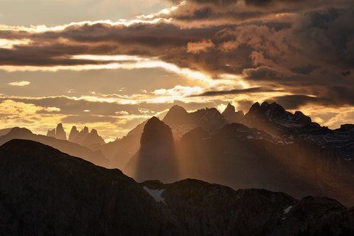 Mountain peaks