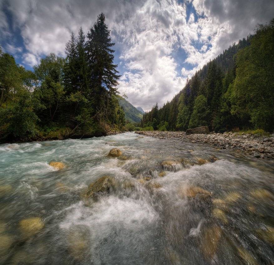 кавказ, гоначхир, лето, hdr, Николай Мысливцев