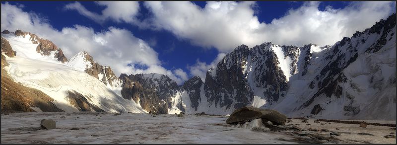 Ала-арча, Горы, Киргизия пик Свободная Кореяphoto preview