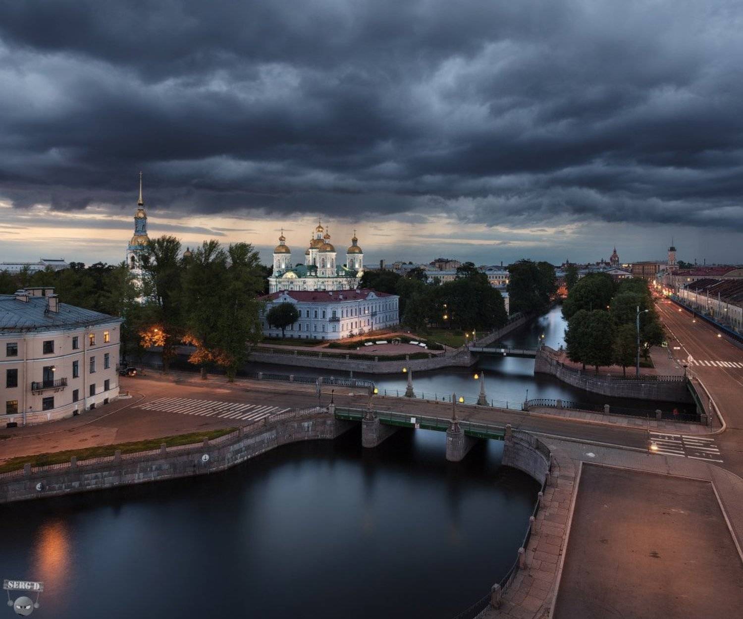 Никольский собор, канал Грибоедова, Крюков канал. Автор: Serg D , Serg D