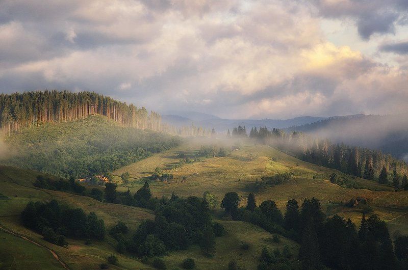 Горы, Карпаты, Ч. Тиса Позднее утроphoto preview