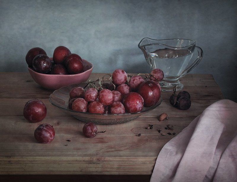 Виноград, Натюрморт, Слива Виноградно-сливовыйphoto preview