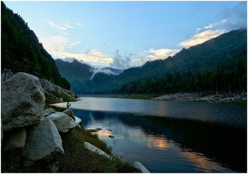 кантегир, саяны, чипслет на зорьке..photo preview