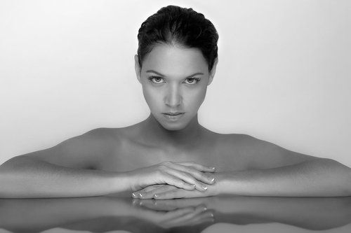 Mixed images from nature and models