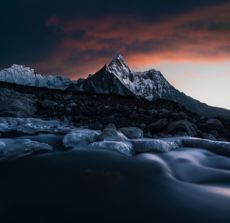 @landscape @mountains @sunset @himalayas @photography @nepal @himalaya @adventure  Ama Dablam photo preview