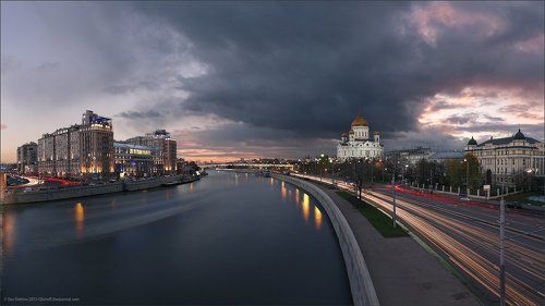 Классический осенний Московский пейзаж.