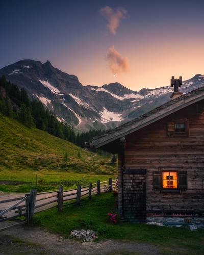 Alpine hutte