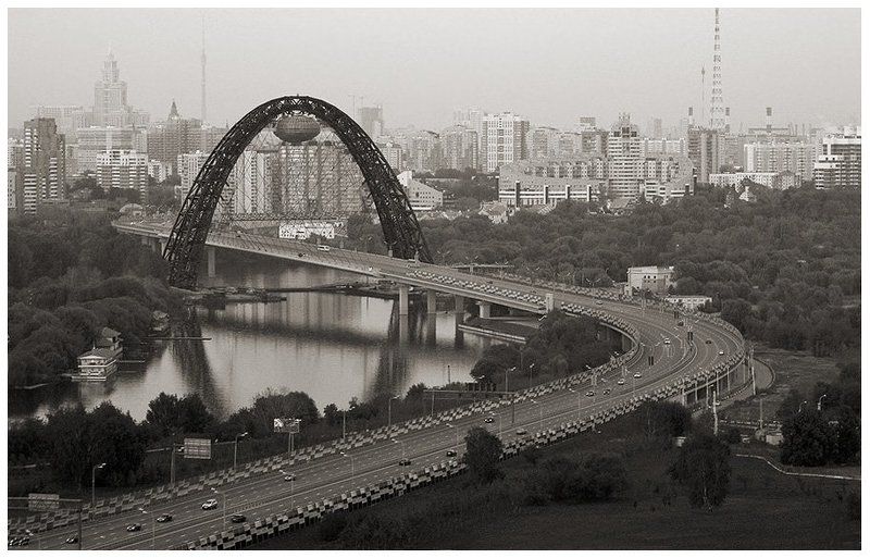 живописный, мост Живописный мост. Вид с воздуха.photo preview