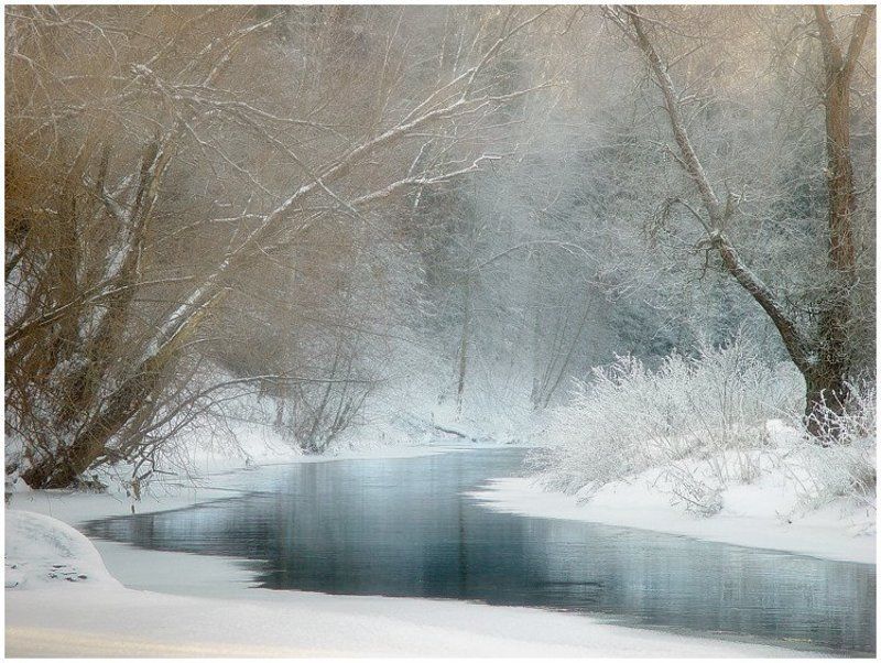 десна, снег, январь Январьphoto preview