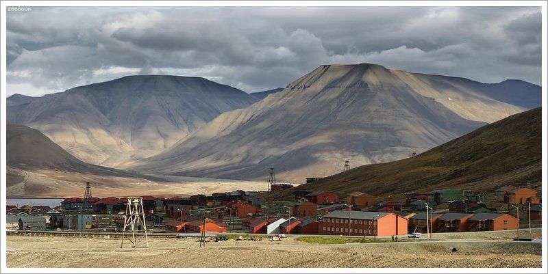 арктика,шпицберген,лонгйир Самая северная столицаphoto preview