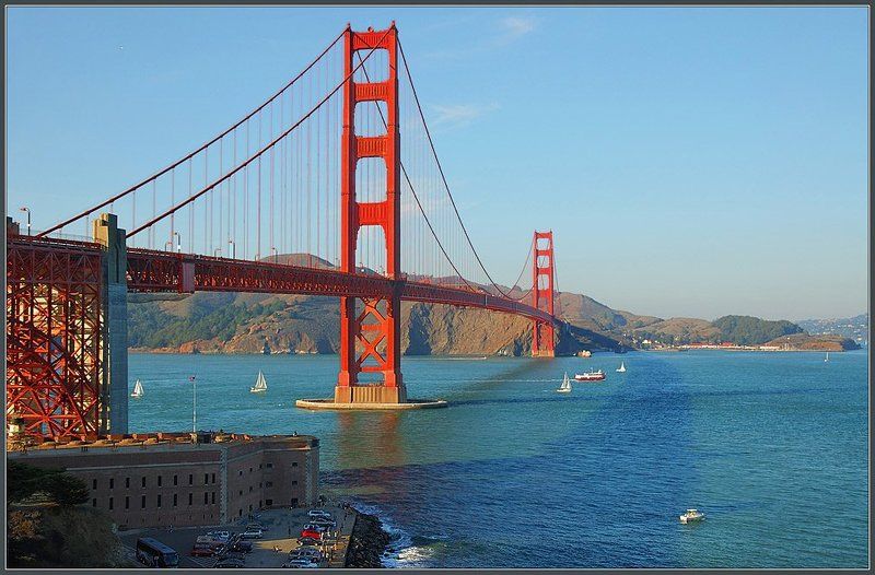золотые ворота, мост, калифорния photo preview