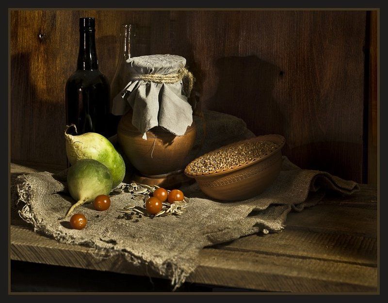 Глинянно-овощной натюрмортphoto preview